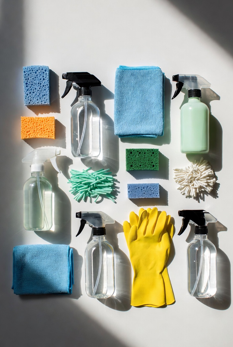 Professional cleaning supplies